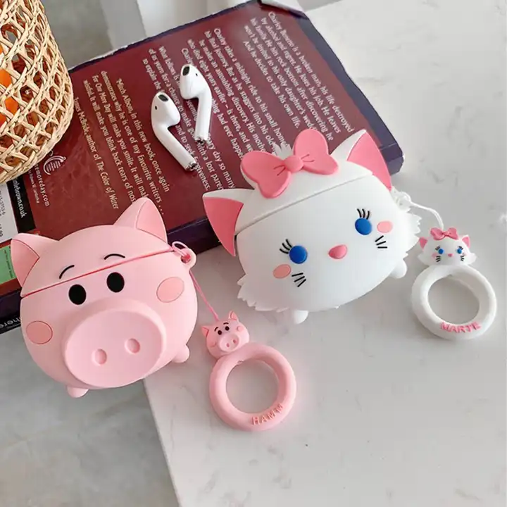 Wholesale 3D Cartoon Soft Silicone Earphone Bag For Apple Airpods Case  Cover For Airpods Pro Charging Box Protector From m.