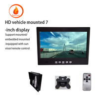 Moniteur tactile antichoc Firecore Hx-017 2024 de 7 pouces pour véhicule, moniteur de voiture, moniteur VGA pour voiture