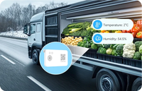 Balise BLE de suivi en temps réel IoT RTLS ultra-mince OEM ODM avec étiquette de capteur de température et personnalisable