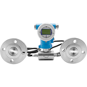 Plug-In Doppel flansch Öl/Wasser Flüssigkeits stand Drucksensor Mono kristallines Silizium 0,01% FS Genauigkeit 4-20mA HART Ausgang IP65 - Product Image 1