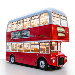 Excellent camion de restauration double étage de type bus londonien pour café, pizzeria, glace, churros, tacos, hamburgers, camion de restauration, fourgon - Product Image 2