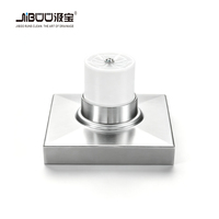 Drain de sol carré en acier inoxydable 304 de qualité supérieure, avec bord lisse et grille anti-obstruction, adapté pour la salle de bain