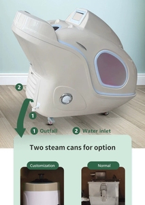 Cápsula de Sauna Profesional con Vapor, Calentamiento por Infrarrojos Lejanos, Terapia PEMF, Luz de Fotones, Esterilización con Ozono, Equipo de Spa - Product Image 6