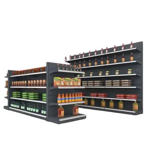 Factory Direct Price Gondola Supermarket Shelving Popular Grocery Shelf For Sale