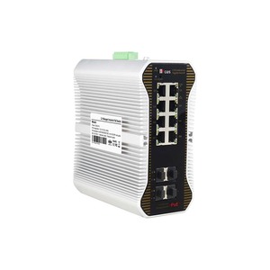 Commutateurs réseau industriels PoE gérés 2,5 G à 12 ports (1 à 8 ports + 4 ports SFP Uplink) L2+ - Product Image 2