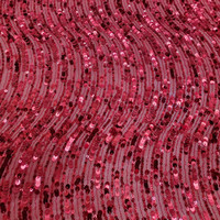 Robe de mariage de style européen américain Nouvelle broderie de paillettes incurvées 100% sacs de couleurs personnalisées respirants en maille de polyester