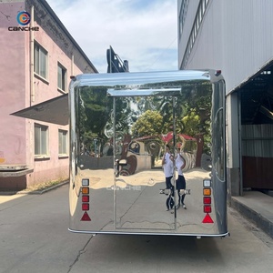 Certificat CE COC, chariot de nourriture mobile, remorque, camion de vente ambulante en plein air, camions de nourriture à vendre en Chine - Product Image 6