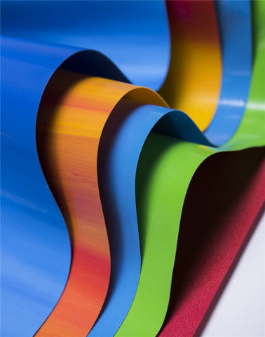 PVC Airtight Fabric Tarpaulin Roll Best Performance Polyester Fabric Colorful Material for Inflatable Boat TPU