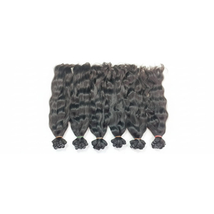 Extensions de cheveux humains indiens 100% vierges non traités, cuticules alignées, cheveux humains indiens, mèches ondulées lâches, cheveux indiens vierges - Product Image 3
