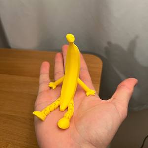 Produits Tendance 2026 <span class=keywords><strong>Figurine</strong></span> de Bureau Cadeau Imprimée en 3D Banane Malicieuse Articulations Mobiles Style <span class=keywords><strong>Minion</strong></span> - Product Image 1