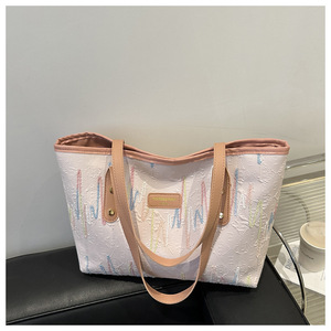 Sac à bandoulière simple et élégant pour femme, sac à main de <span class=keywords><strong>voyage</strong></span> d'affaires grande capacité, sac fourre-tout pas cher - Product Image 4