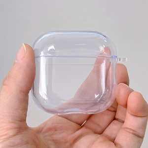 CALIENTE para Airpods4 Case Cover, Clear Soft TPU Funda protectora para <span class=keywords><strong>Apple</strong></span> <span class=keywords><strong>AirPods</strong></span> 4 <span class=keywords><strong>Estuche</strong></span> <span class=keywords><strong>de</strong></span> <span class=keywords><strong>carga</strong></span> <span class=keywords><strong>inalámbrica</strong></span> con llavero - Product Image 6