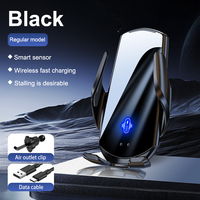 Support de téléphone magnétique sans fil 15W QC3.0 pour grille d'aération avec capteur intelligent et fixation automatique, compatible OEM/ODM