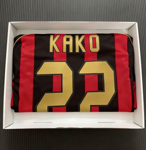 เสื้อฟุตบอลย้อนยุค ขายส่ง รุ่นเรโทร 2007 ทีมมิลาน เสื้อเปล่า แขนสั้น เบอร์ 0607 คาคัส เสื้อฟุตบอลแบบ DIY ย้อนยุค ไซส์ S-4XL - Product Image 1