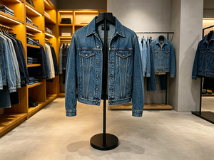 Présentoir de vêtements sur pied Mingtang personnalisé, support de présentation pour magasin de vêtements, pour robes longues et vestes <span class=keywords><strong>en</strong></span> jean. - Product Image 2