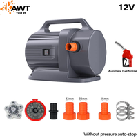 Pompe à diaphragme CAVITT 12V DC avec pistolet à gicleur automatique 75L/min, pompe de transfert de diesel, pompe de pulvérisation agricole pour l'agriculture