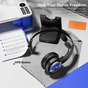 Auriculares Inalámbricos Personalizados M101 de Una Sola Oreja con Micrófono para Reuniones, Centro de Llamadas, Cancelación de Ruido ENC, USB y Bluetooth - Product Image 6
