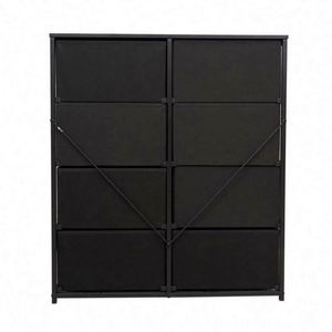 Commode autoportante moderne en tissu pour salon, durable, avec panneaux en MDF et acier inoxydable, en pin, disponible en plusieurs couleurs - Fournisseur en gros - Product Image 5
