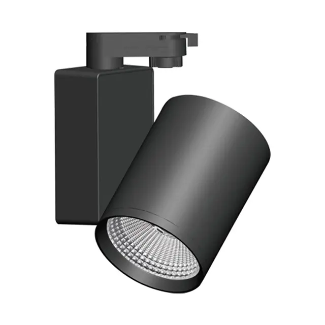 Boîtier de pilote de surface à led, noir/blanc brillant, finition brillante, nouveau, meuble moderne, lumière de piste, 20w 30w 40w