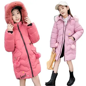 2023 새로운 겨울 아이 소녀 코트 어린이 소녀 겨울 다운 코트 도매