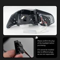 Conjunto de Luces Traseras LED Modificadas de 30W para Volkswagen Golf 6, Modelos 2010-2012, Luces Traseras GTI con Señales de Giro Dinámicas