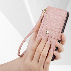 Per iPhone 17 Pro Max custodia per telefono a spalla mobile per iPhone 16 15 17Air portafoglio da <span class=keywords><strong>donna</strong></span> custodia per telefono in pelle - Product Image 4