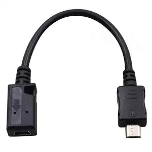 Nuovo Micro USB maschio a Mini USB femmina OTG spina adattatore adattatore convertitore cavo dati