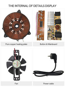 Womenssolid Colortcasualpppliance Fogão de indução 110V-220V 2000w Ulsummerislimuch Fogão de indução Argila Pot Preto Elétrico - Product Image 6