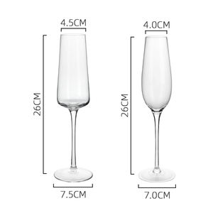 Cristal à longue tige soufflé à la main pour flûtes à <span class=keywords><strong>champagne</strong></span> Gobelets à cocktail élégants et verres à vin - Product Image 5