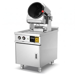 Máquina Comercial de Gas Tipo Gabinete para Saltear Alimentos con Rotación de 360° °   Wok Giratorio para Cocinas Móviles, Restaurantes y Servicios de Catering - Product Image 1
