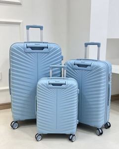 PP 20" 24" 28" Spinner Luggage Sets Hard Shell Combination <strong>Lock</strong> 8-Wheel Elegant Large Capacity <strong>Suitcase</strong> Full Color Matching - Product Image 1