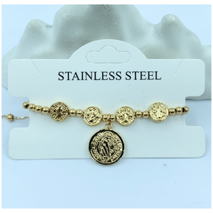 Set di Gioielli da Sposa Placcati in Oro 24K alla Moda con Motivo 'Xoxo' Accessori Coordinati per Abbigliamento Casual da Donna - Product Image 1