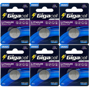 Proveedor de Fábrica de Baterías de Botón de Litio CR2025 de 3V para Llaves, Relojes, Calculadoras y Abridores de Puertas de Garaje - Product Image 1