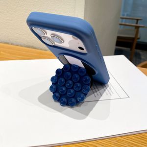 Bán Buôn Mềm Silicone Hút Cup Chủ Trường Hợp Điện Thoại Cho <span class=keywords><strong>Iphone</strong></span> 17 16 Pro Max Hands-Free Xách Tay Bảo Vệ Trường Hợp Với Đứng - Product Image 3