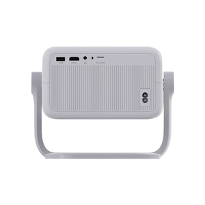 Projecteur LED intelligent L018 à ultra courte focale avec Android TV, streaming <span class=keywords><strong>Netflix</strong></span>, design portable, prise en charge 1080p, haut-parleurs intégrés - Product Image 2