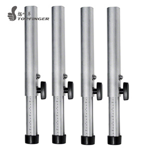 Structure <span class=keywords><strong>de</strong></span> scène légère en aluminium à 4 pieds, pour tapis, légère, antidérapante, facile à installer, réglable pour la <span class=keywords><strong>location</strong></span> - Product Image 6