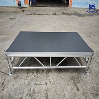 Plateformes Modulaires Carrées en Alliage d'Aluminium Portables pour Scène, Certifiées ISO9001, Idéales pour l'Extérieur – Fournisseur Direct Usine