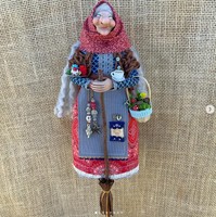 Pendentif Créatif Art Déco Fait Main, Petite Poupée Sorcière de Cuisine, Décoration d'Halloween, Ensemble de Clés pour Sac à Dos