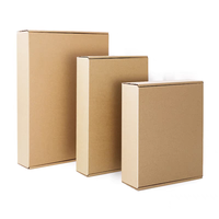 Emballage d'avion en papier kraft Boîte postale simple pour cosmétiques, jouets, produits d'emballage à des prix abordables et de bonne qualité, taille personnalisée
