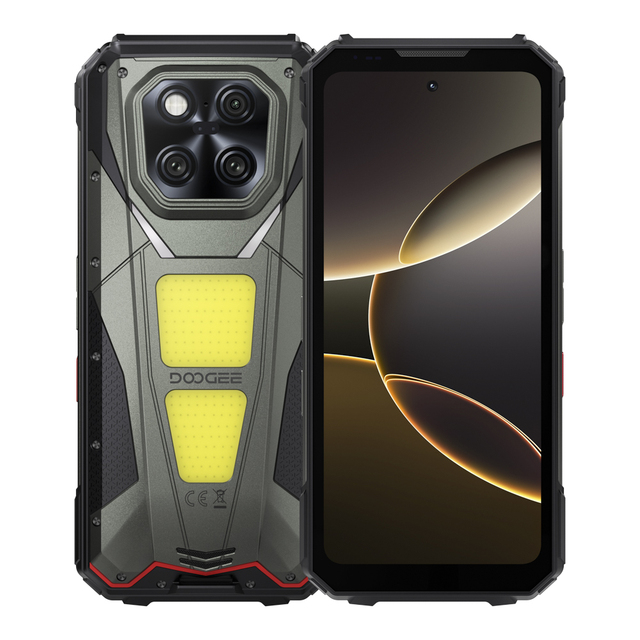 Doogee Projector Phone Android 15 Nfc 20500mah 200mp Main 16+512gb Camping Light Doogee V Max Play
