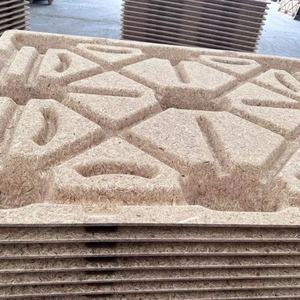 Palette en <span class=keywords><strong>bois</strong></span> pressé légère à 4 voies 1050*1050mm - <span class=keywords><strong>Bois</strong></span> recyclé pour le stockage et l'expédition industriels - Product Image 6
