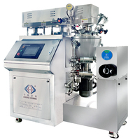 Equipo de Producción de Crema Cosmética de 100L, 200L, 300L, 500L, 1000L, 2000L, Homogeneizador al Vacío, Emulsionador