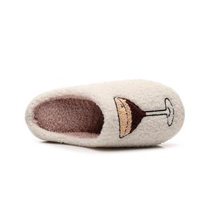 Pantuflas Personalizadas para Mujer, Cálidas para Otoño e Invierno, para Uso en Interiores, con Suela de TPR y Parte Superior de Felpa, para el Hogar - Product Image 6