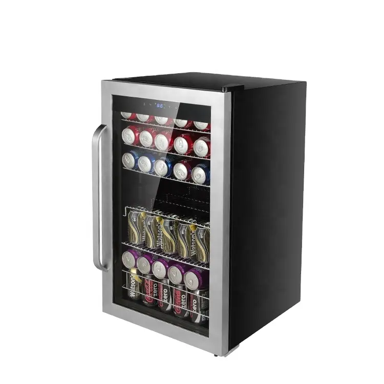 95l compressor com contador para geladeira, mini bar/refrigerador de bebidas/exibição geladeira/bebidas refrigerador
