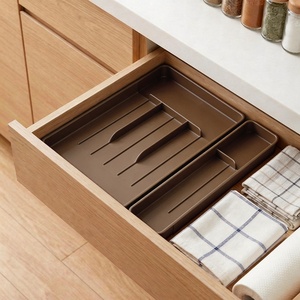 Contenedores de Almacenamiento para el Hogar, Gran Venta en el Mercado Japonés, Precio de Fábrica, Organización del Hogar, Bandeja Expandible para Cubiertos de Cocina - Product Image 3