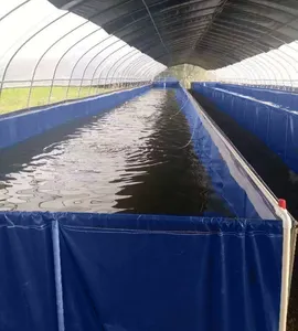 물고기 연못 라이너 용 JLM 0.7mm 0.9mm 다크 블루 PVC 밀폐 방수포