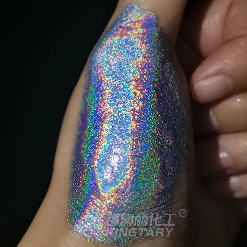 Cameleon holografik Pigment Eyeliner Glitter gevşek göz pırıltılı Pigment Spectraflair Mermaid ücretsiz örnek su geçirmez göz farı