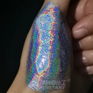 Delineador de pigmento holográfico Cameleão Glitter solto para olhos Spectraflair Sombre de olhos à prova d'água para sereia Amostra grátis