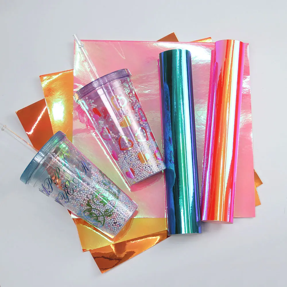 YESION HSV-لفافة من الأوبال من الفينيل المجسم الملون بألوان قوس قزح لامعة أو لفة من الأوبال لتزيين بنفسك