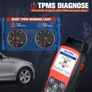 เครื่องมือโปรแกรมเซ็นเซอร์ TPMS MaxiTPMS TS508 ปี 2022 สำหรับ OBD 315 433MHZ ยางรถยนต์ รถยนต์ 12V/24V 6W - Product Image 6